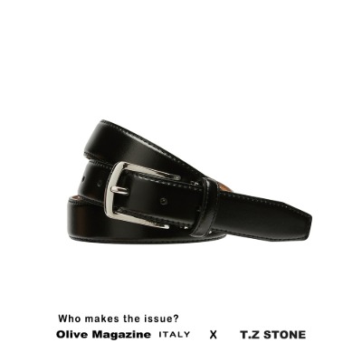 [ITALY SERIES]티지스톤-TZ1D106BK클래식 오일풀업카프블랙 골프벨트(착용사이즈:24~42인치 / 벨트 폭:3cm)